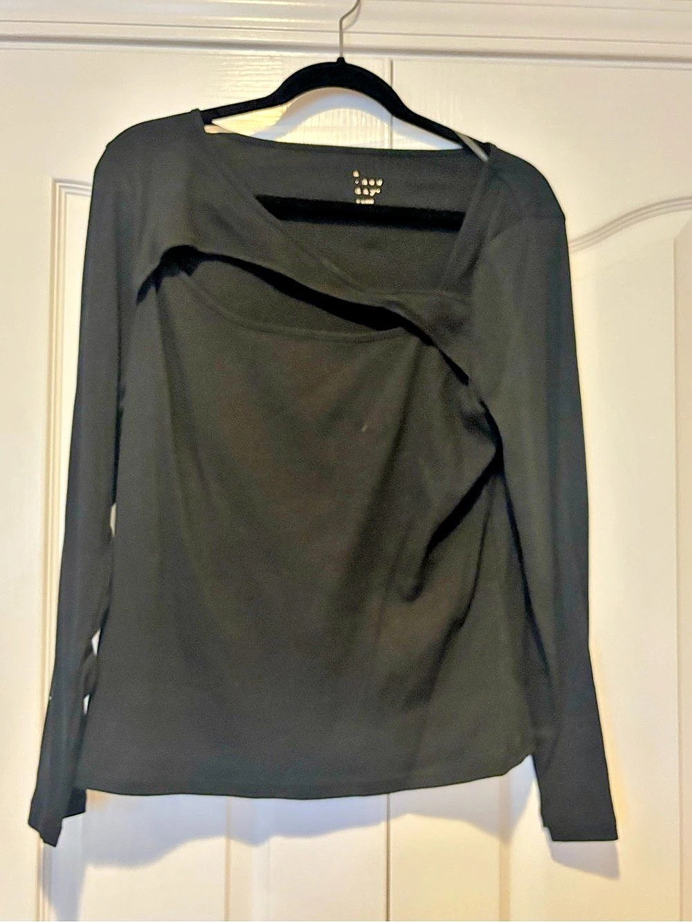 A new day Black Long Sleeve Top Size Xl